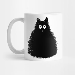 Cute Black Cat Cat Fat Cat Lover Mug